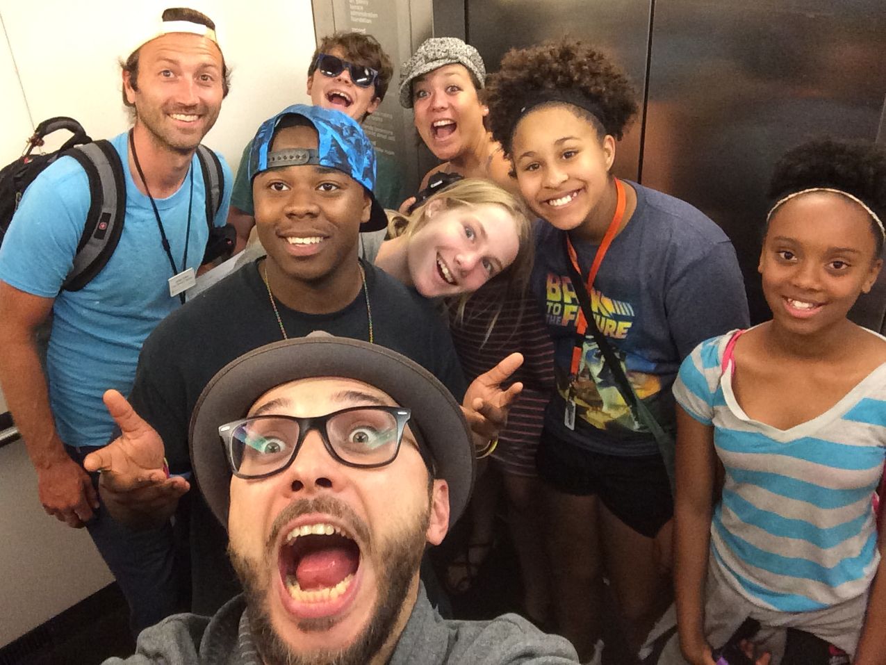 Media Academy elevator ride