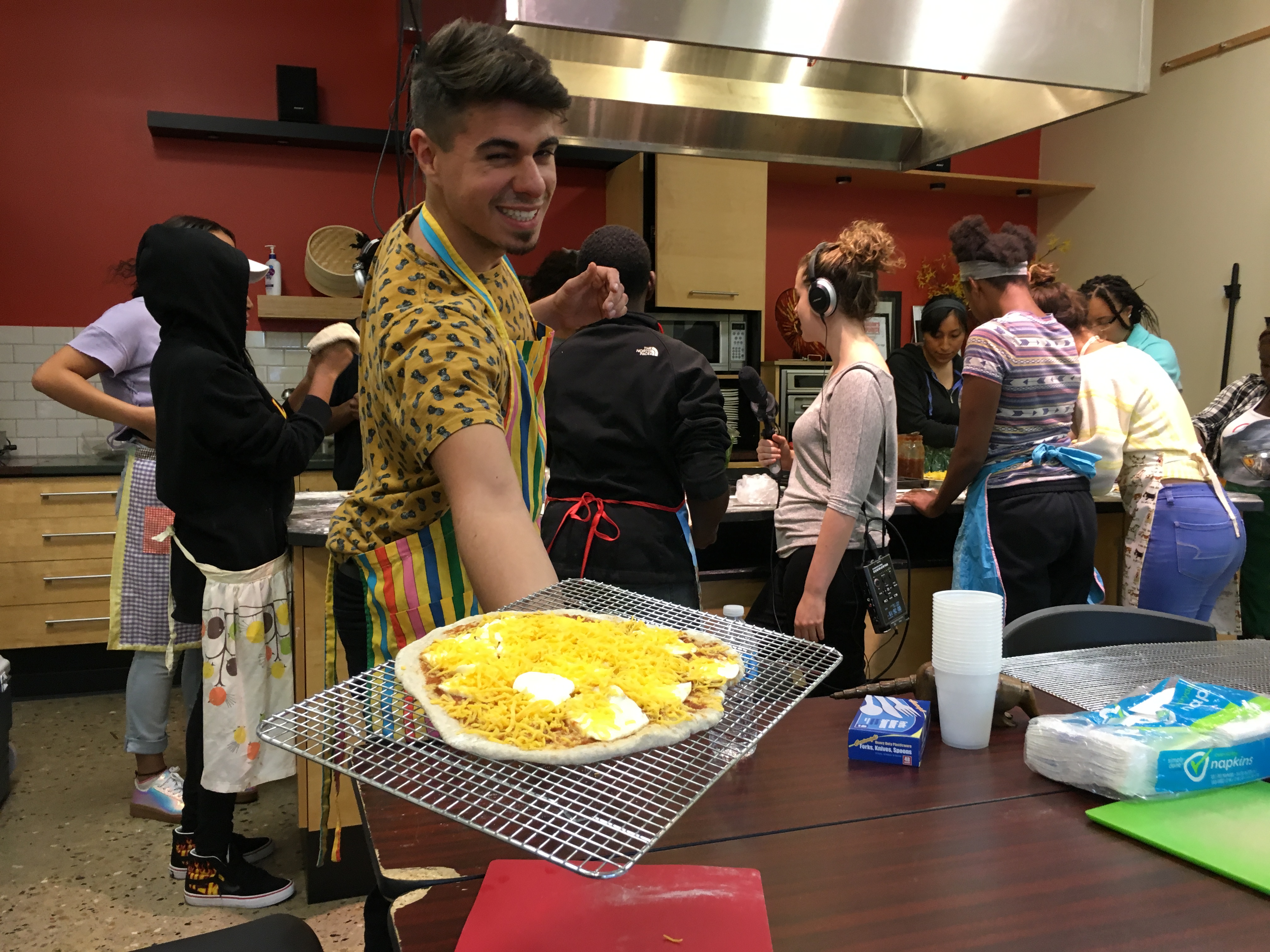 Madison Public Library Bubbler Making Justice Mask Off teen art exhibition