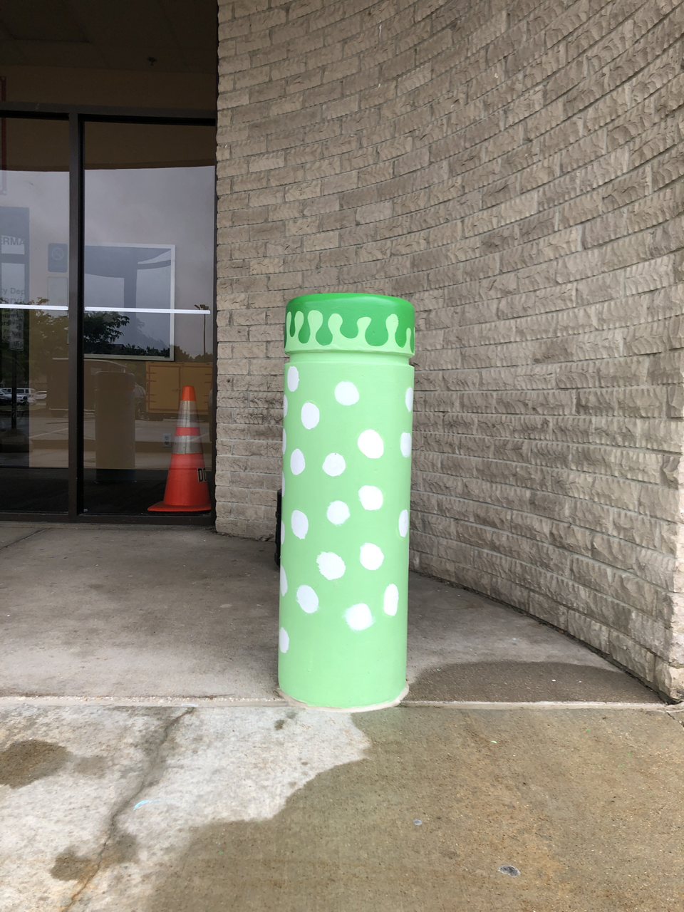 "Bollards" mural by Jerry Butler and teens at Youth Justice & Prevention