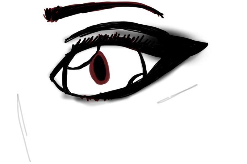 Drawing of eye 