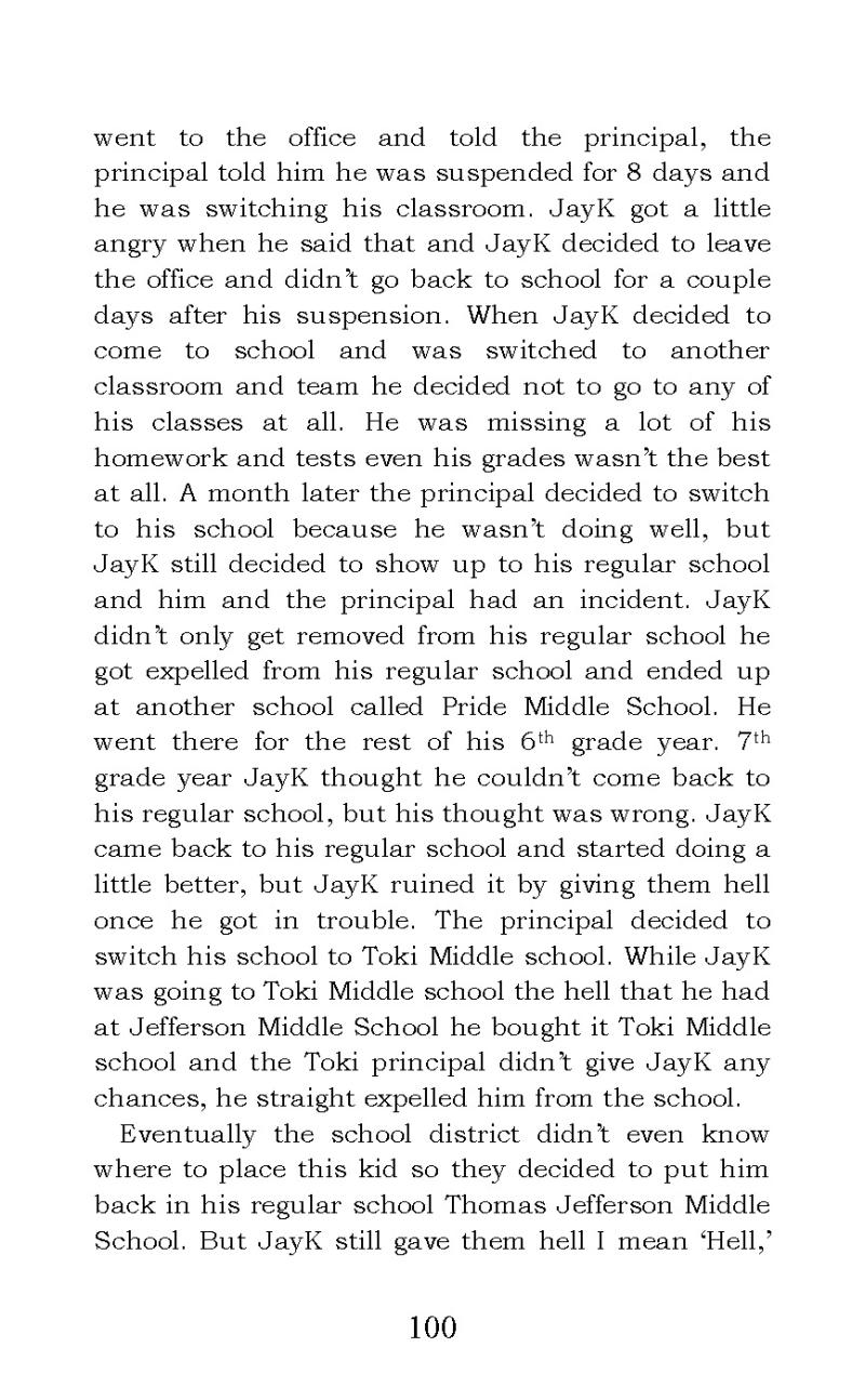 "The Story of JayK-47" short story