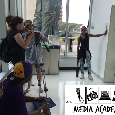 Picture of music video shoot for 2017 Media Academy