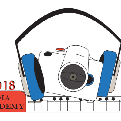 New Media Academy logo designed by Summer 2018 teenage participants.